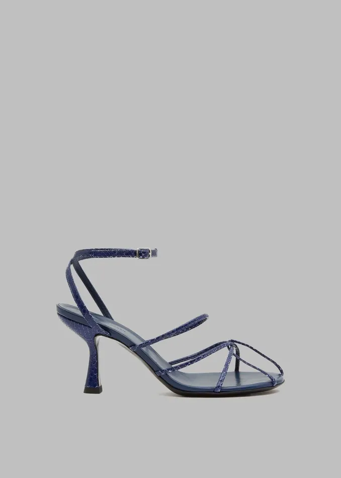 Women Christopher Esber Blaze Embossed Heels 8211 Sodalite The Frankie Shop