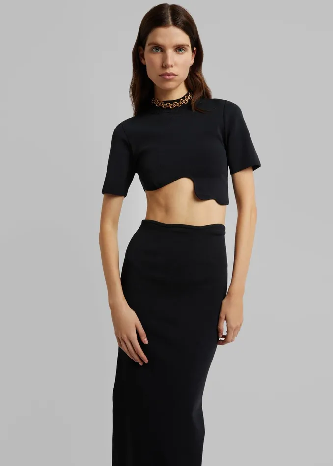 Women Christopher Esber Maparadita Top 8211 Black The Frankie Shop Tops