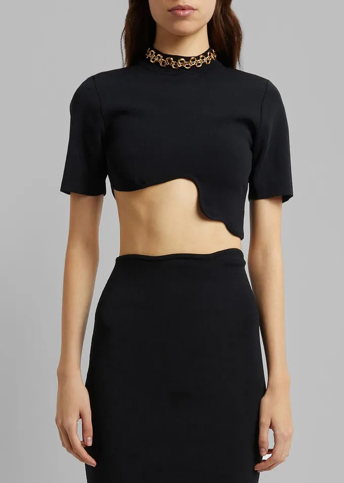 Women Christopher Esber Maparadita Top 8211 Black The Frankie Shop Tops
