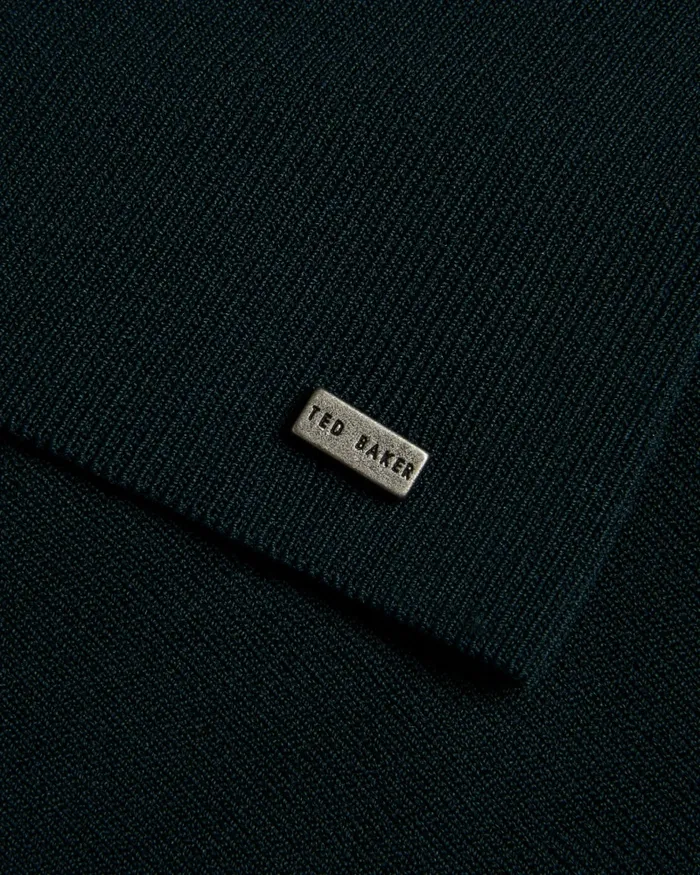 Women CILESTE 8211 V Neck Slim Fit Knit Top Dark Green Ted Baker Tops and Blouses