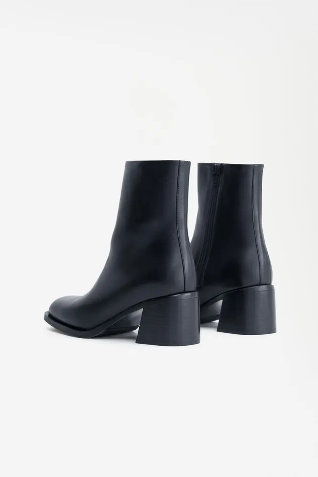 Women Classic Leather Boots Black Filippa K Shoes