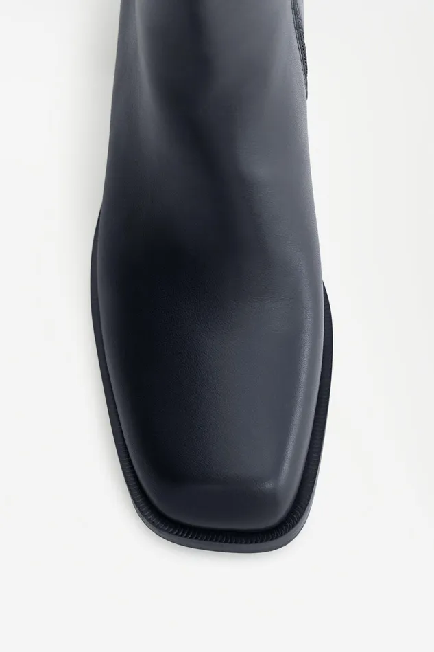 Women Classic Leather Boots Black Filippa K Shoes