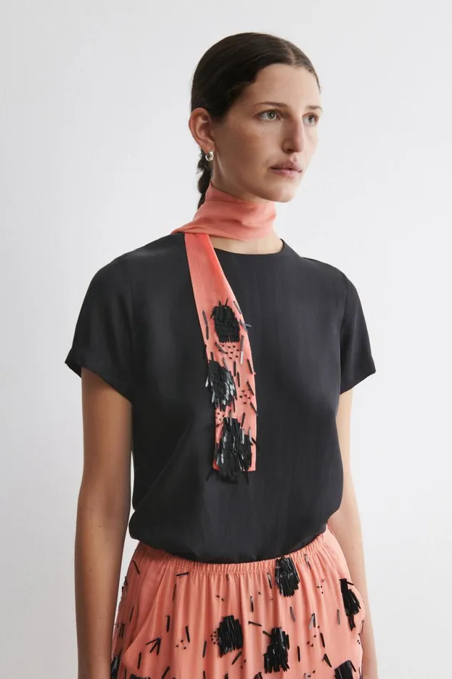 Women Clutches Handbags Crossbody Rachel Comey Hibiscus Fringe Bag Black