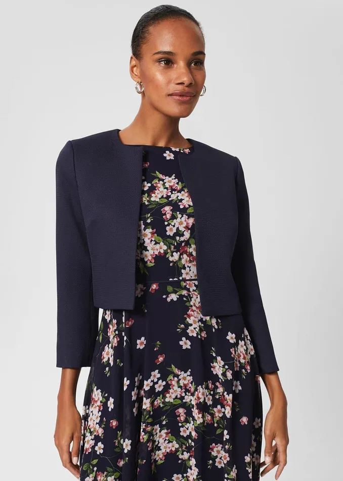 Women Coats and Jackets Hobbs Elize Jacket Midnight Navy