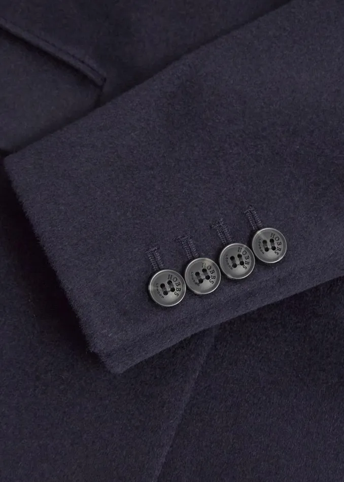 Women Coats and Jackets Hobbs Petite Cavendish Wool Coat Navy