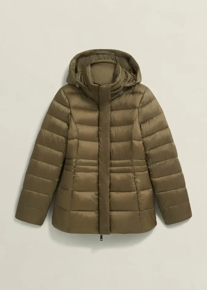 Women Coats and Jackets Hobbs Tonicha Puffer Mocha