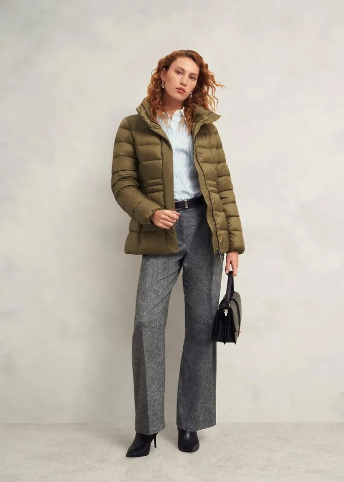 Women Coats and Jackets Hobbs Tonicha Puffer Mocha