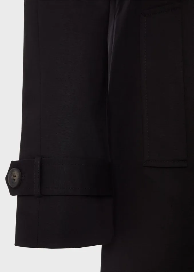 Women Coats and Jackets Hobbs Vivienne Shower Resistant Trench Coat Black