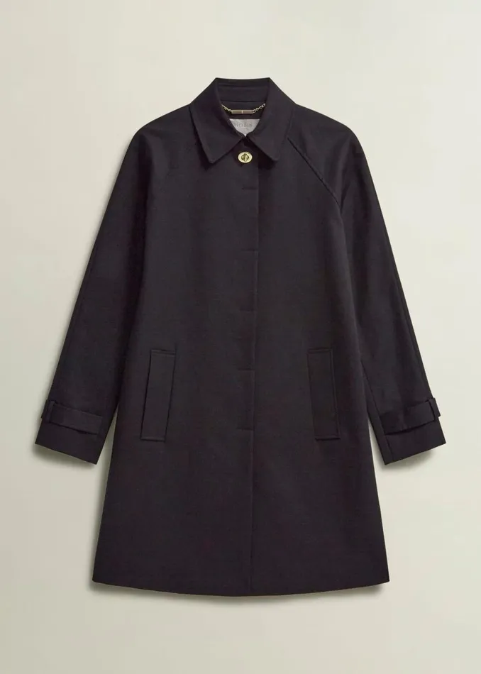 Women Coats and Jackets Hobbs Vivienne Shower Resistant Trench Coat Black