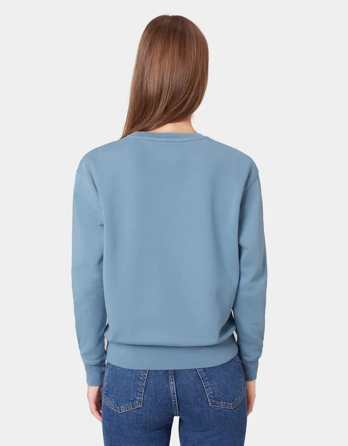 Women Colorfulstandard Women Classic Organic Crew 8211 Cloudy Grey Crewneck Sweatshirts