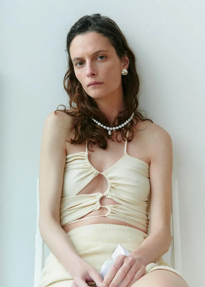 Women Completedworks P197 Necklace 8211 Pearl The Frankie Shop