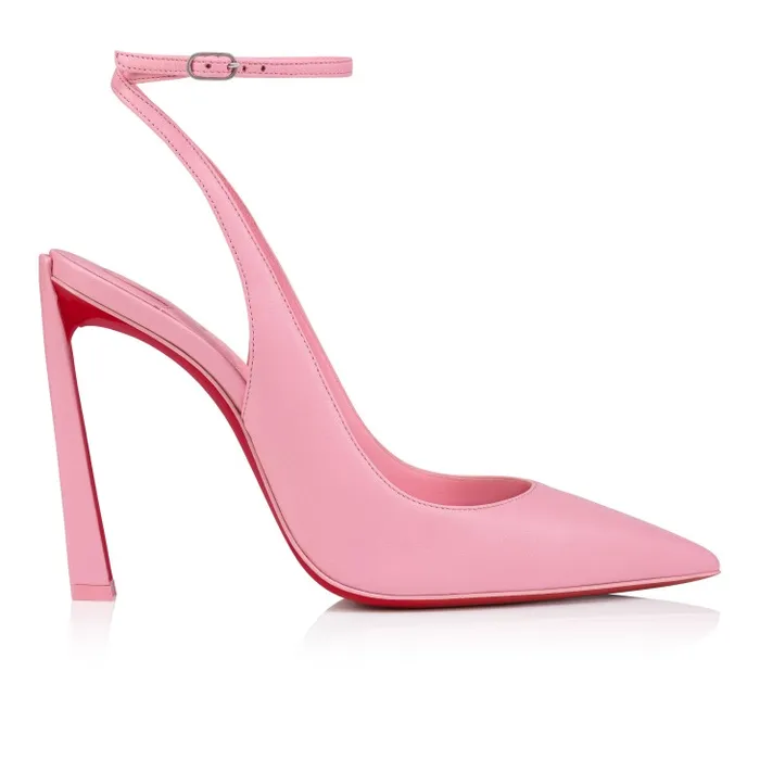 Women Condora Strap 100 Mm Strappy Pumps 8211 Nappa Leather 8211 Calipso Christian Louboutin Pumps