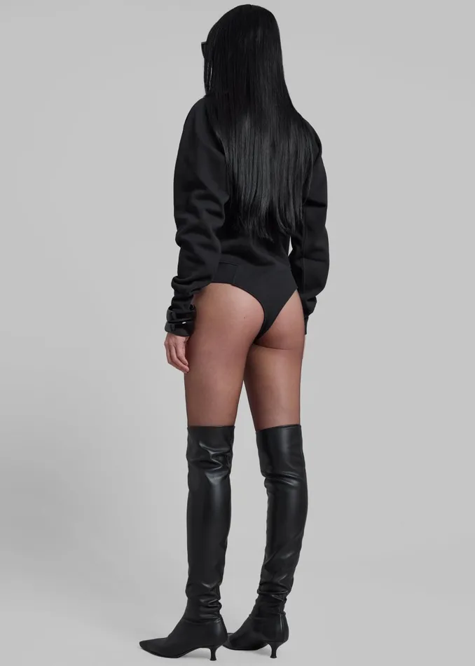 Women Coperni Crewneck Sweatshirt Body 8211 Black The Frankie Shop Tops