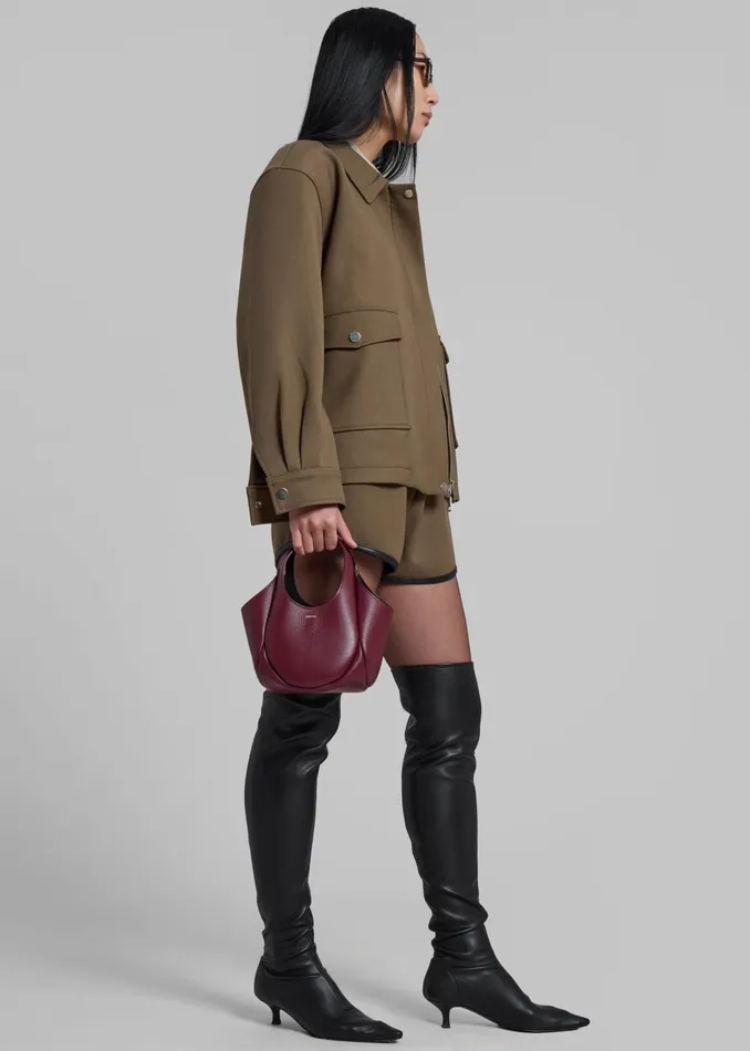 Women Coperni Mini Bucket Swipe Bag 8211 Red The Frankie Shop