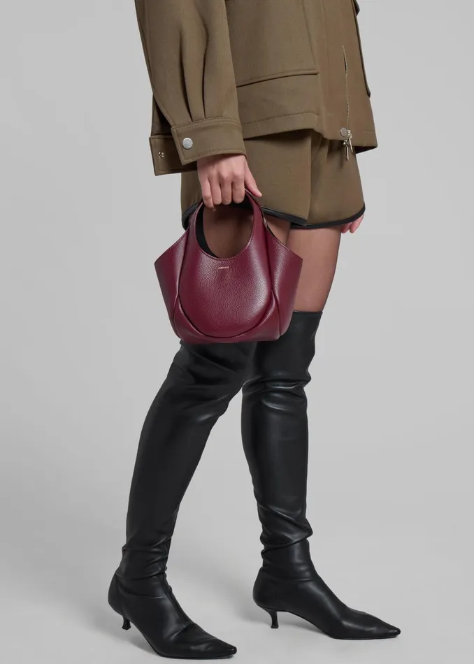 Women Coperni Mini Bucket Swipe Bag 8211 Red The Frankie Shop