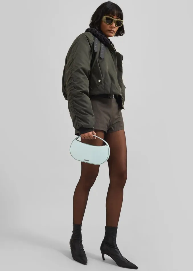 Women Coperni Small Sound Swipe Bag 8211 Green Mint The Frankie Shop