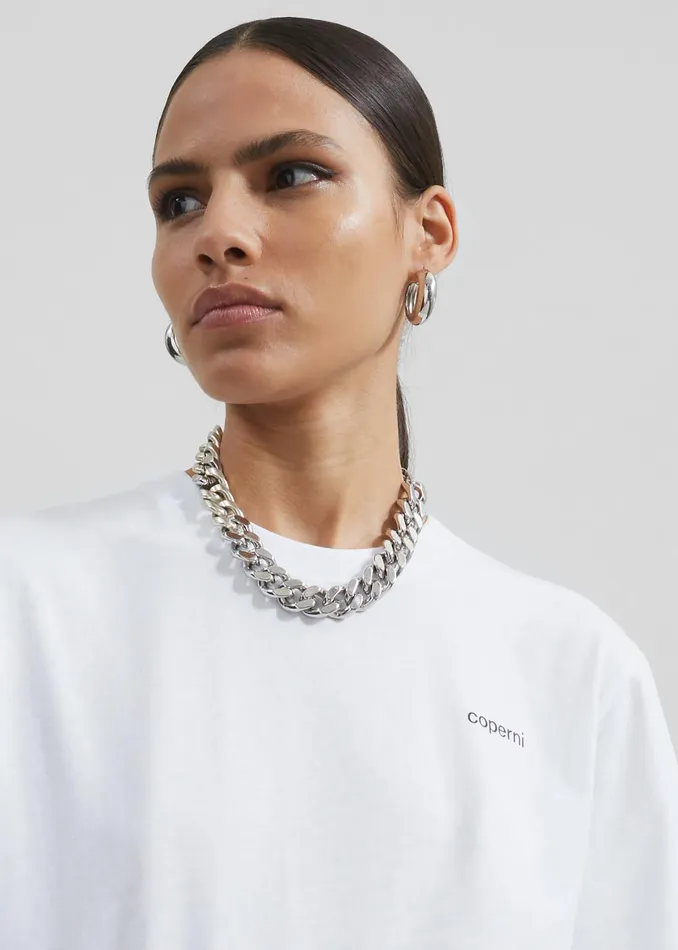 Women Coperni TShirt Bodysuit 8211 White The Frankie Shop Tops