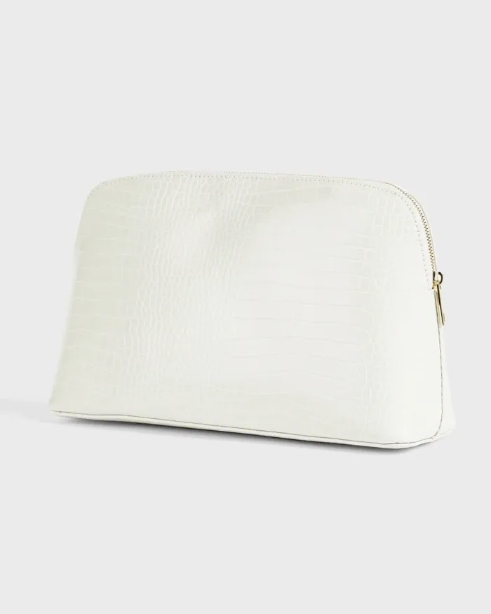 Women CROCANA 8211 Croc Detail Debossed Washbag Nude Ted Baker Wash and Makeup Bags Women CROCANA 8211 Croc Detail Debossed Washbag Nude Ted Baker Wash and Makeup Bags