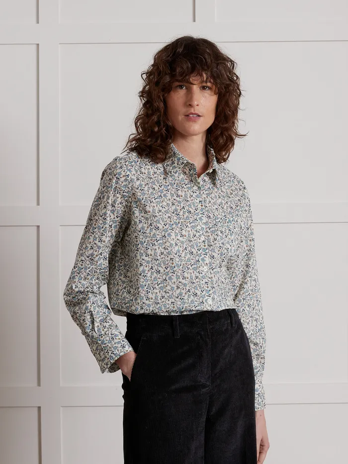 Women Cyrillus Clothing Shirt Made With Liberty Fabric 8211 The Limited Collection Lib Hannah Fay