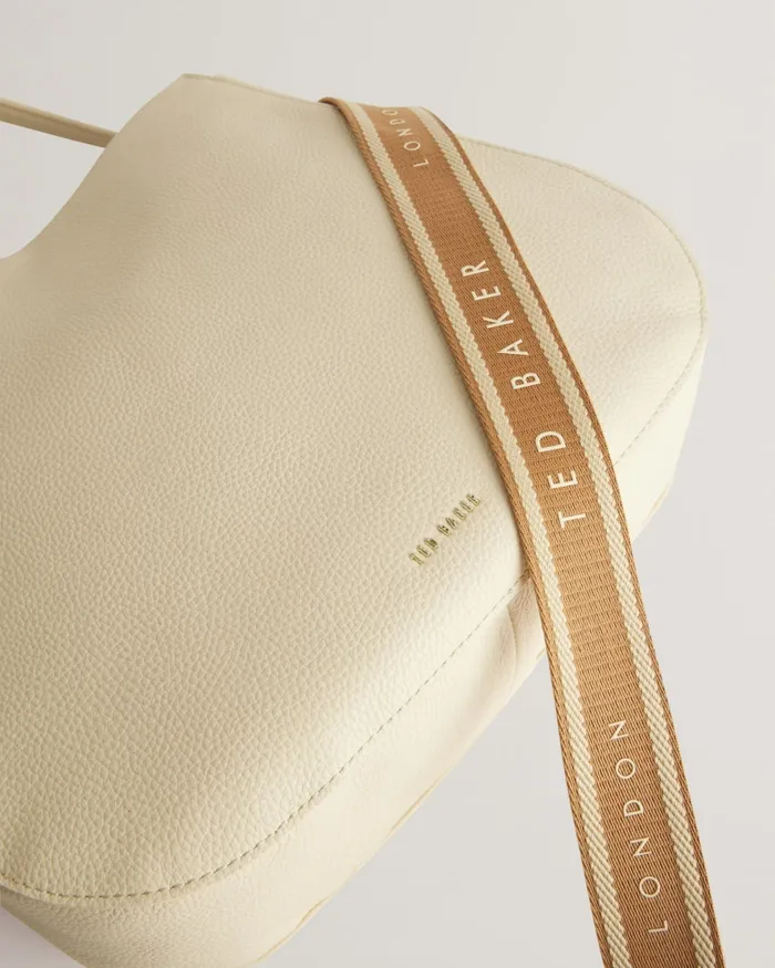 Women DARCIEL 8211 Large Branded Webbing Shoulder Bag Ivory Ted Baker Leather Bags Women DARCIEL 8211 Large Branded Webbing Shoulder Bag Ivory Ted Baker Leather Bags