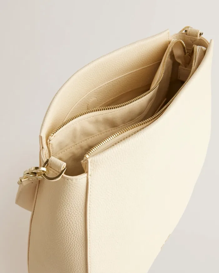 Women DARCIEL 8211 Large Branded Webbing Shoulder Bag Ivory Ted Baker Leather Bags Women DARCIEL 8211 Large Branded Webbing Shoulder Bag Ivory Ted Baker Leather Bags