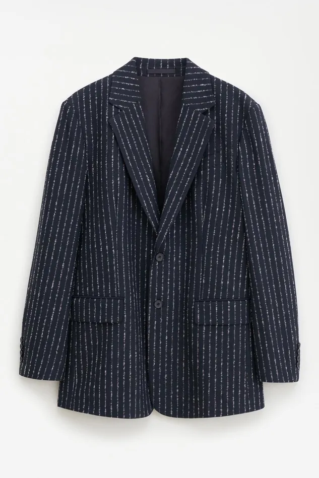 Women Davina Pinstripe Blazer Black Pinstripe Filippa K Blazers