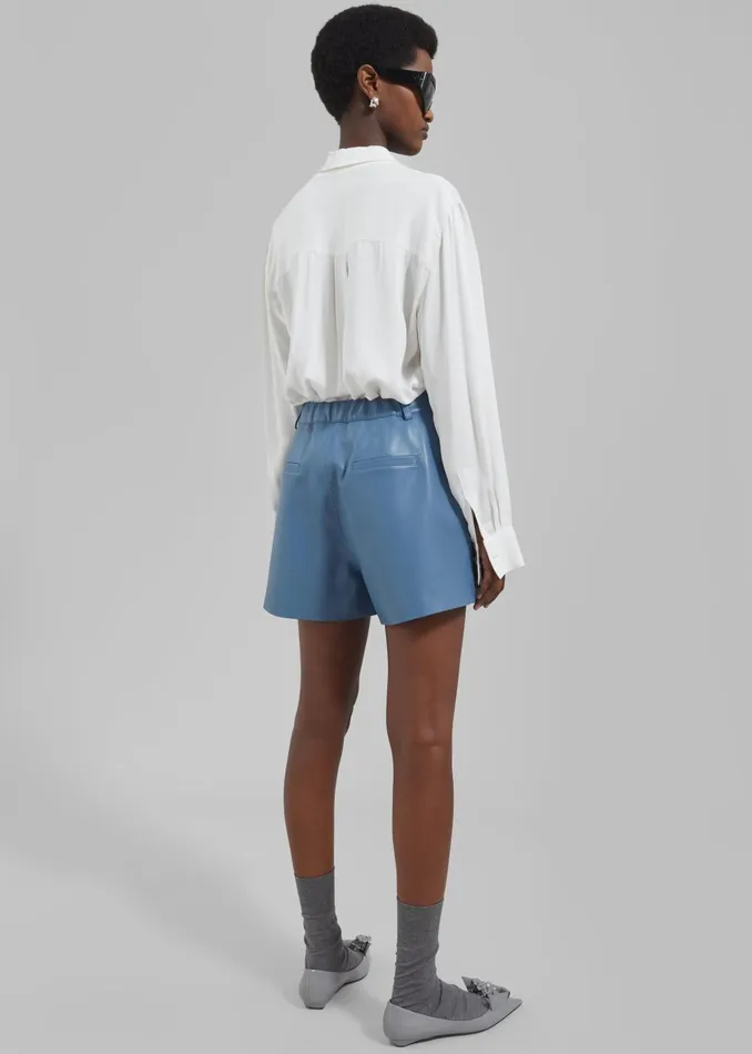 Women Daylin Button Up Shirt 8211 Ivory The Frankie Shop Tops
