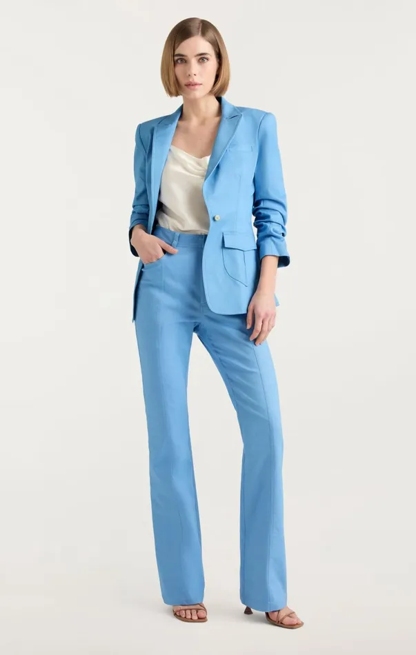 Women Denim Cinq Sept Louisa Jacket Blissful Blue