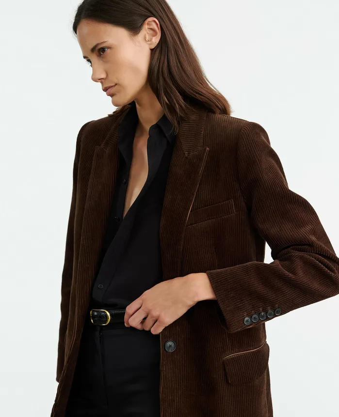 Women DIANE BLAZER Espresso Jackets and Blazers Nili Lotan