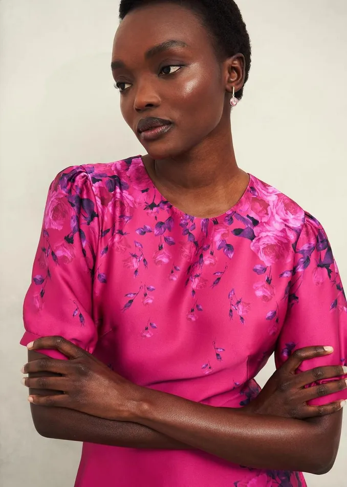 Women Dresses and Jumpsuits Hobbs Evangeline Dress Pink Multi