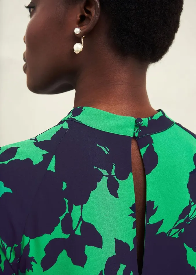 Women Dresses and Jumpsuits Hobbs Georgia Dress Green Navy