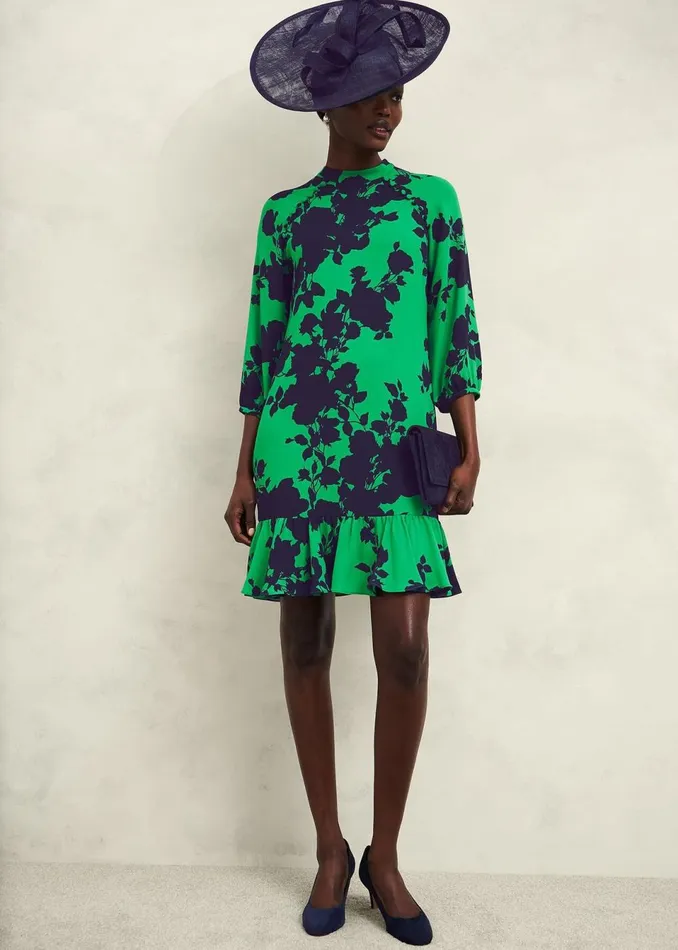 Women Dresses and Jumpsuits Hobbs Georgia Dress Green Navy