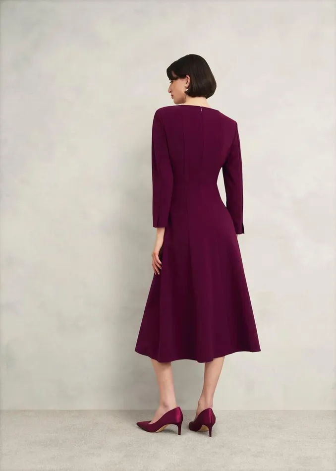 Women Dresses and Jumpsuits Hobbs Leonora Dress Warm Plum