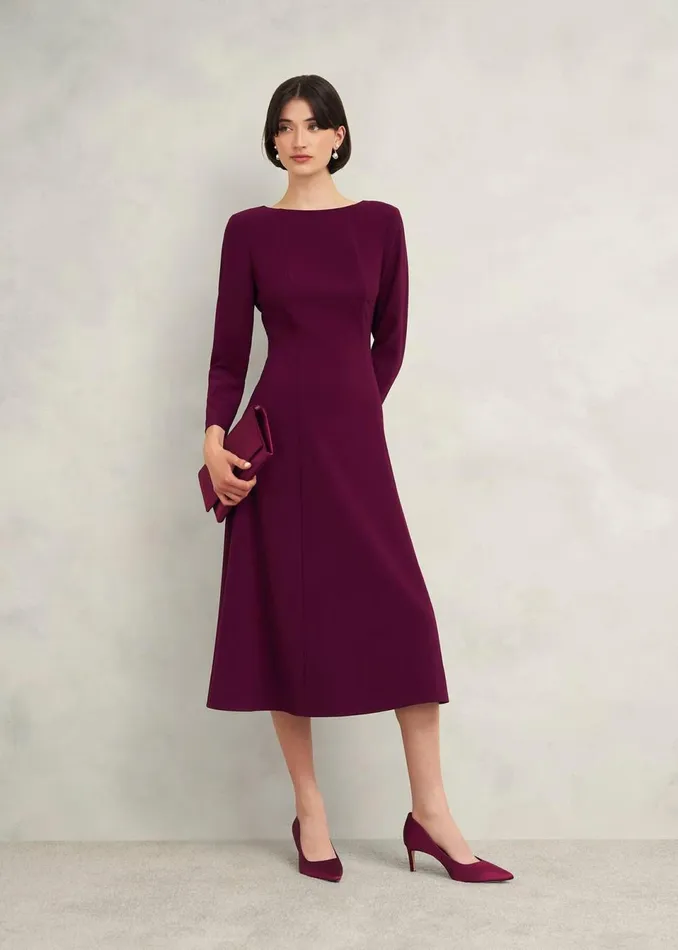 Women Dresses and Jumpsuits Hobbs Leonora Dress Warm Plum