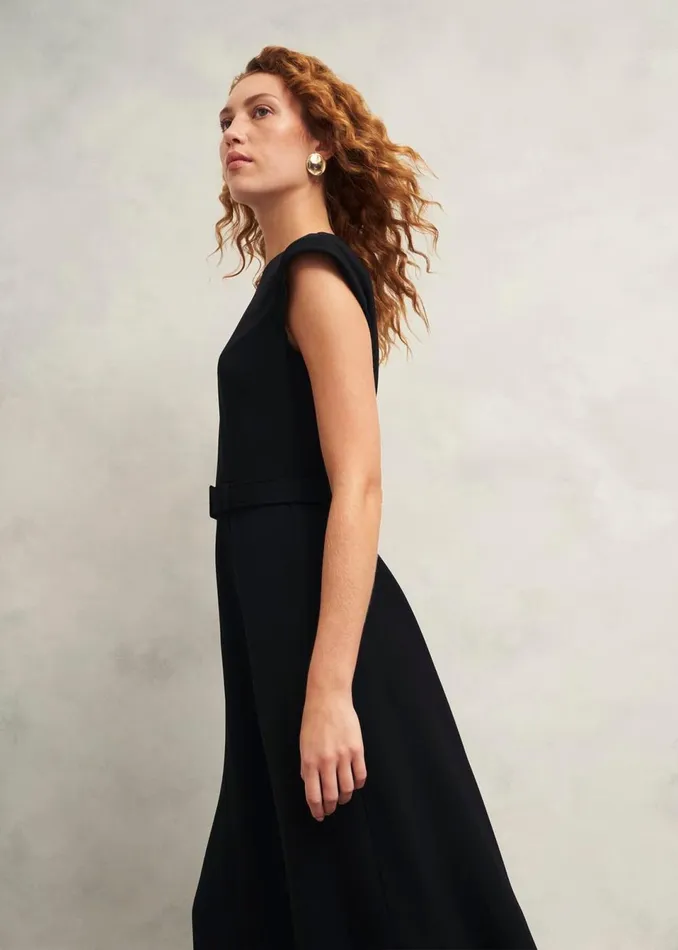 Women Dresses and Jumpsuits Hobbs Meera Belted Dress Black