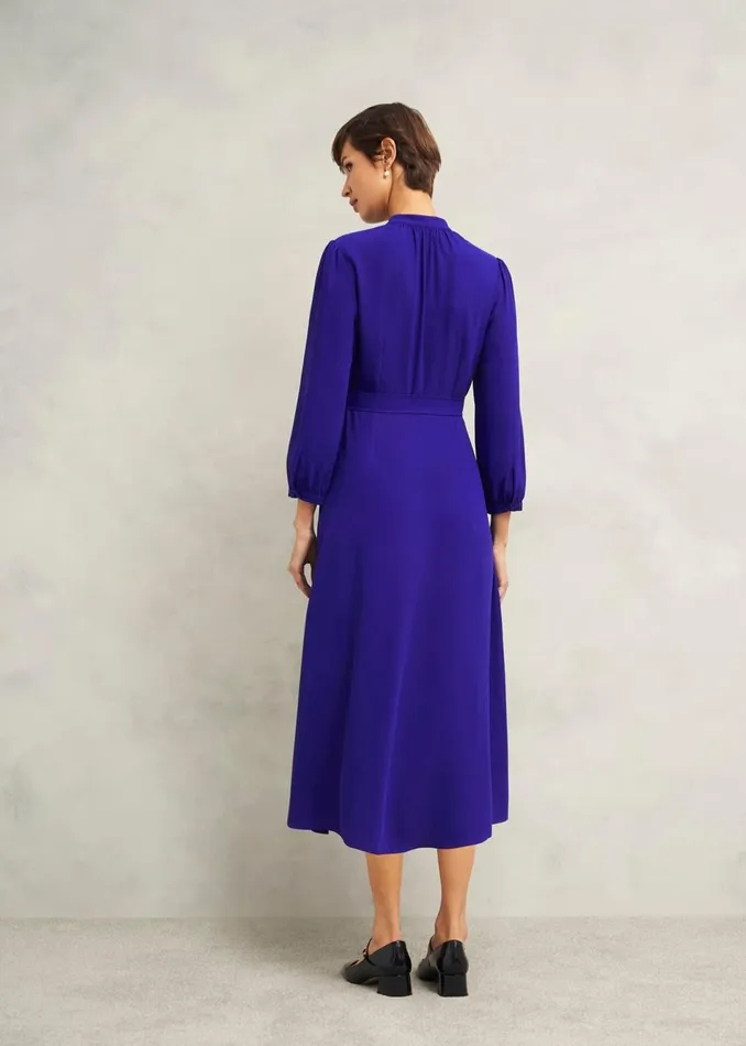 Women Dresses and Jumpsuits Hobbs Peony Dress Cobalt Blue
