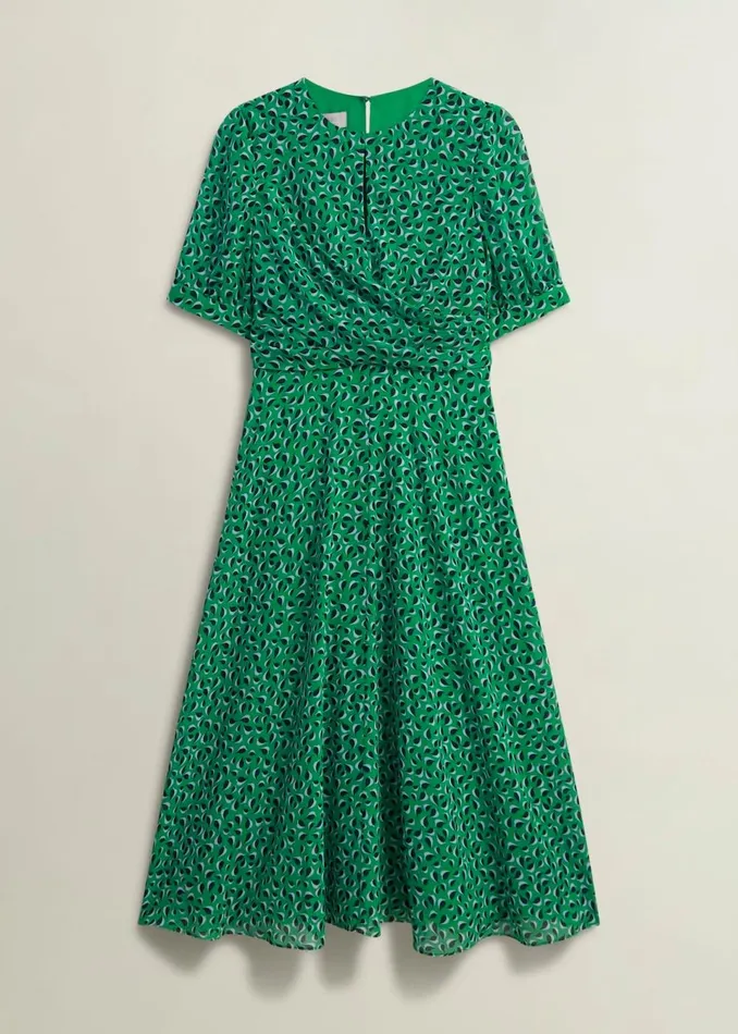 Women Dresses and Jumpsuits Hobbs Petite Bridget Dress Green Multi