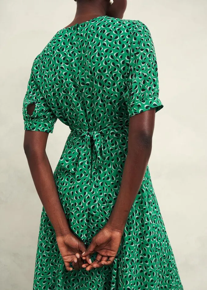 Women Dresses and Jumpsuits Hobbs Petite Bridget Dress Green Multi