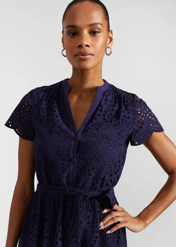 Women Dresses and Jumpsuits Hobbs Rhianne Dress True Navy