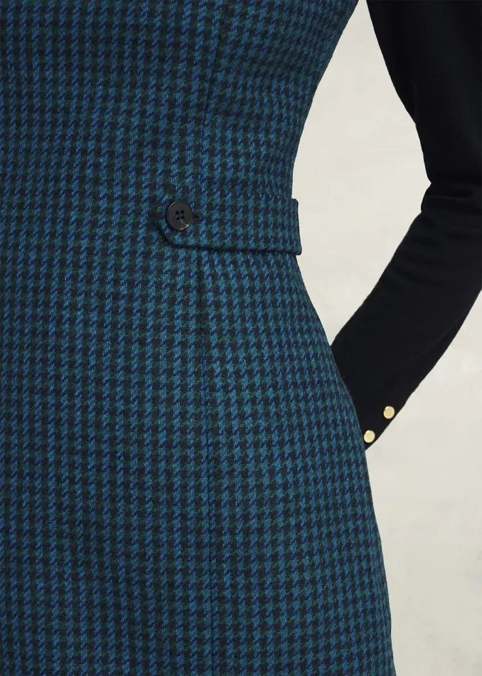 Women Dresses and Jumpsuits Hobbs Sariah Wool Dress Green Multi