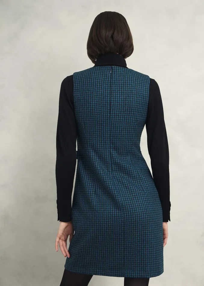 Women Dresses and Jumpsuits Hobbs Sariah Wool Dress Green Multi