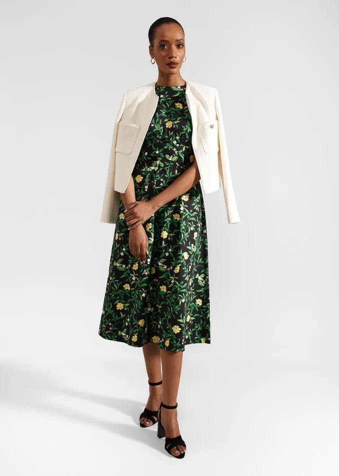 Women Dresses and Jumpsuits Hobbs Tanya Dress Black Multi