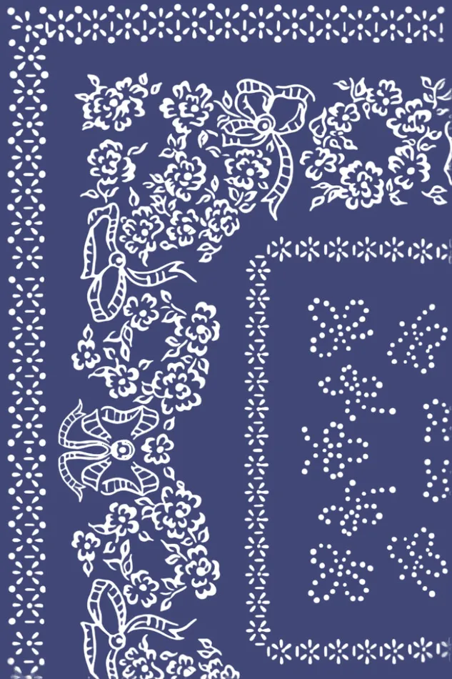 Women Dresses LoveShackFancy Deyo Bandana Maxi Dress Moonlight Indigo