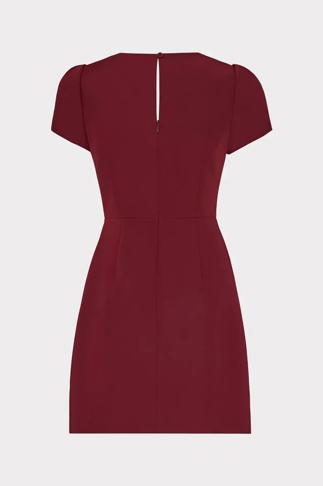 Women Dresses Milly Cady Atalie Dress Wine