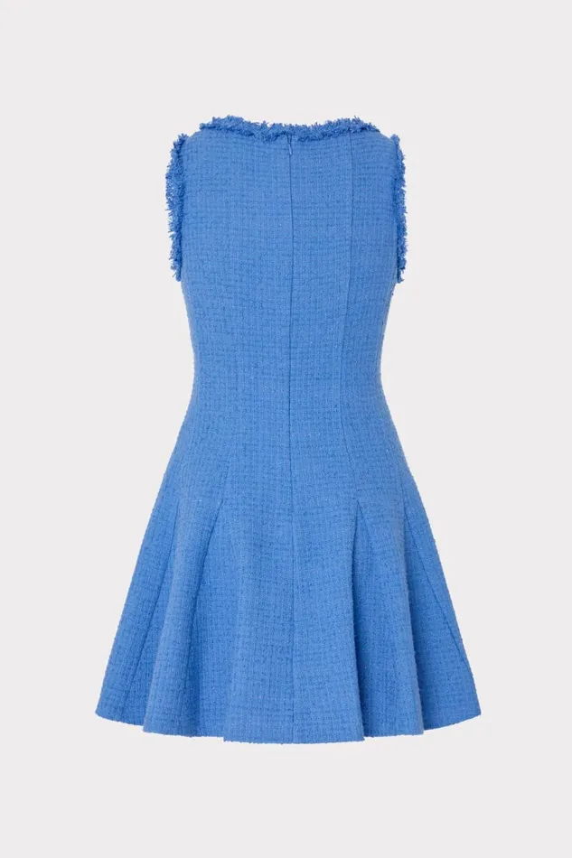 Women Dresses Milly Juniper Boucle Mini Dress Blue