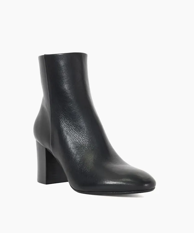 Women Dune London Ankle Boots Block Heel Ankle Boots Black