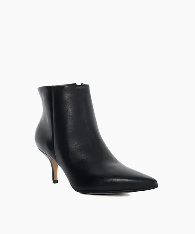 Women Dune London Ankle Boots Pointed Toe Stiletto Heel Ankle Boots Black