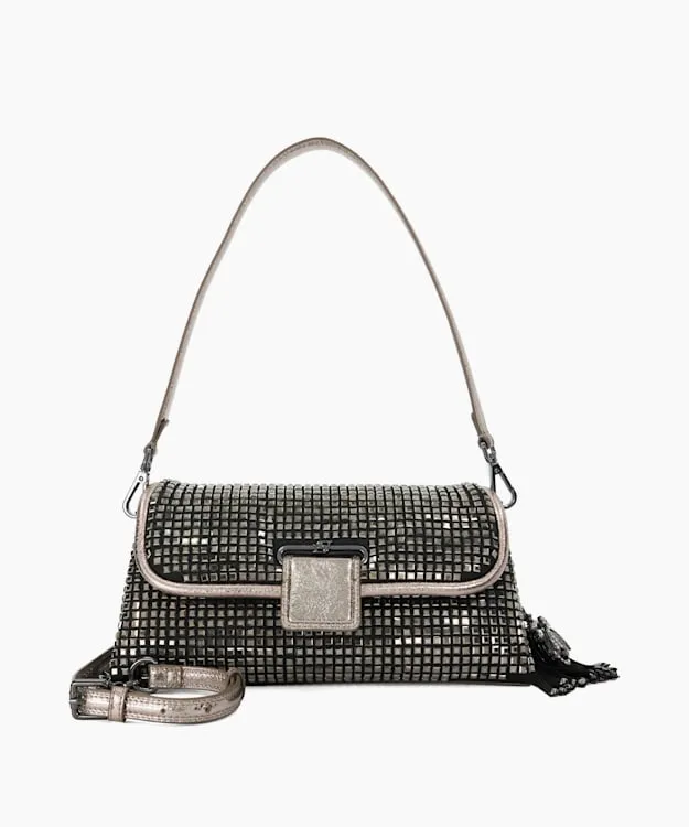 Women Dune London Crossbody Bags Leather Shoulder Bag Metallic