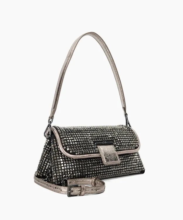 Women Dune London Crossbody Bags Leather Shoulder Bag Metallic