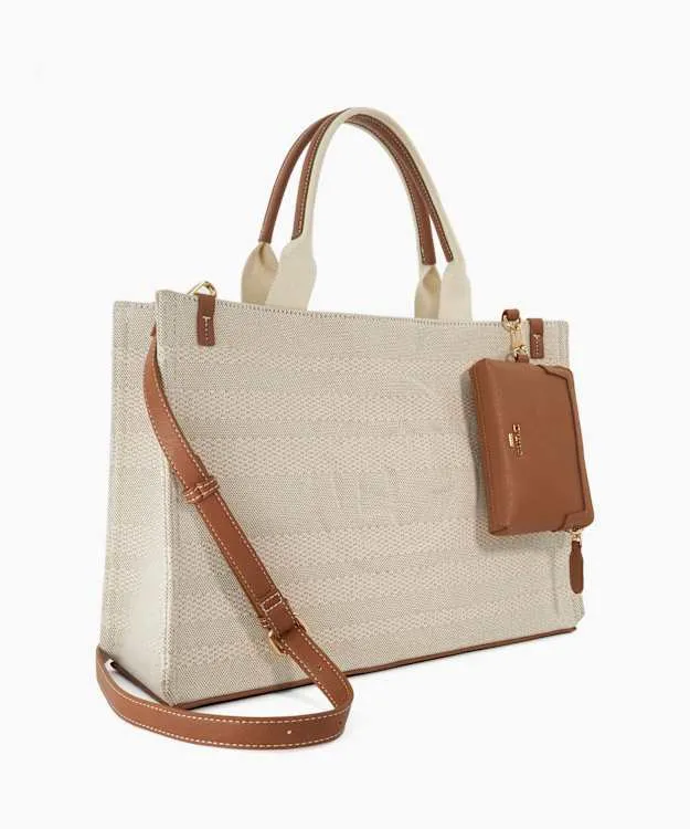 Women Dune London Tote Bags Embossed Tote Bag Neutral